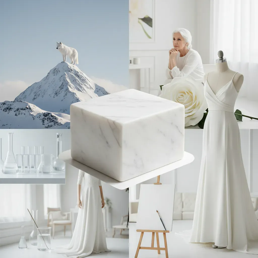 「ホワイト」とは？基本的な意味と多義性のイメージ画像