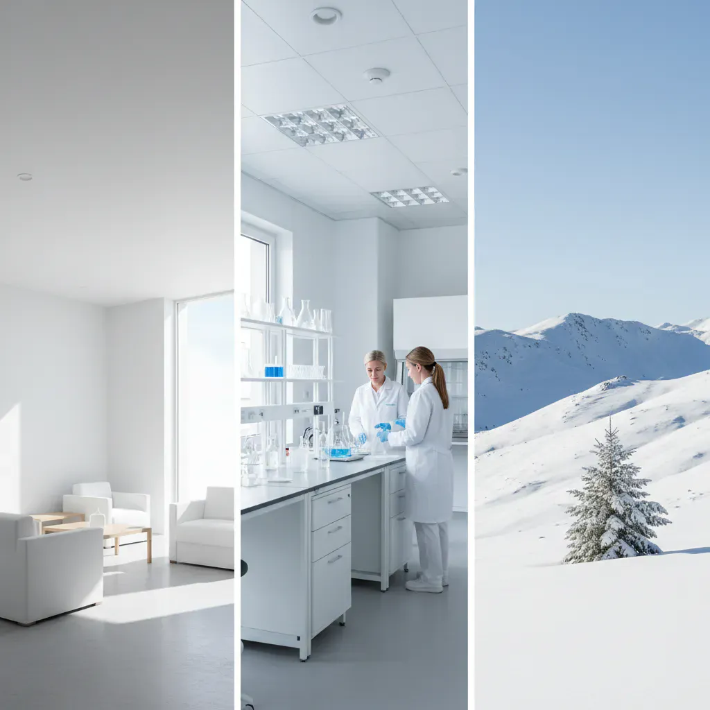 「ホワイト」が使われる主な分野・文脈のイメージ画像