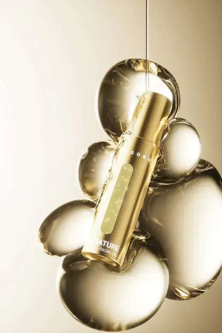 KYOGOKU フェイシャルオイル オイルの泡