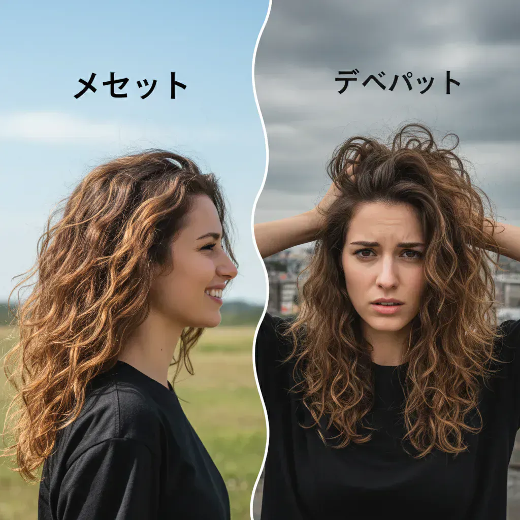 ソバージュのメリット・デメリットのイメージ画像