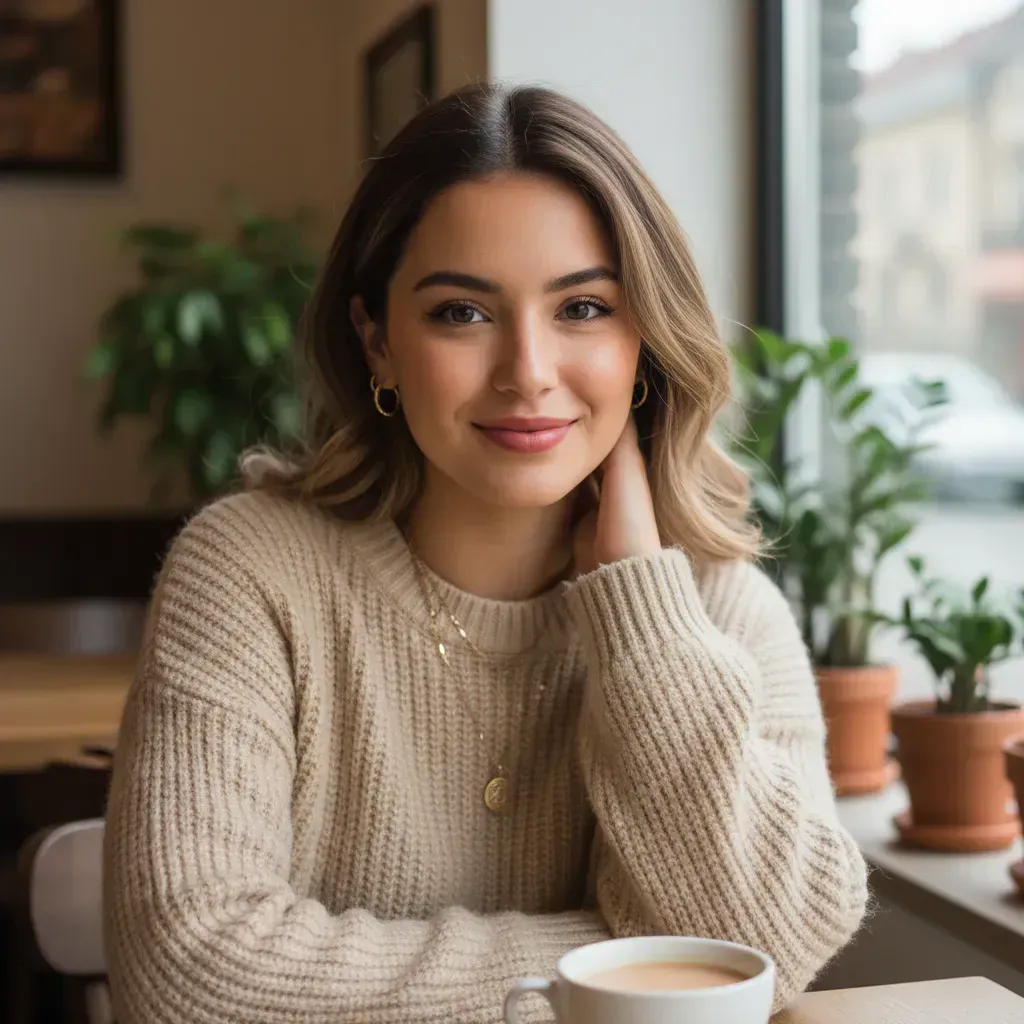 ミルクティーベージュが似合う人の特徴のイメージ画像