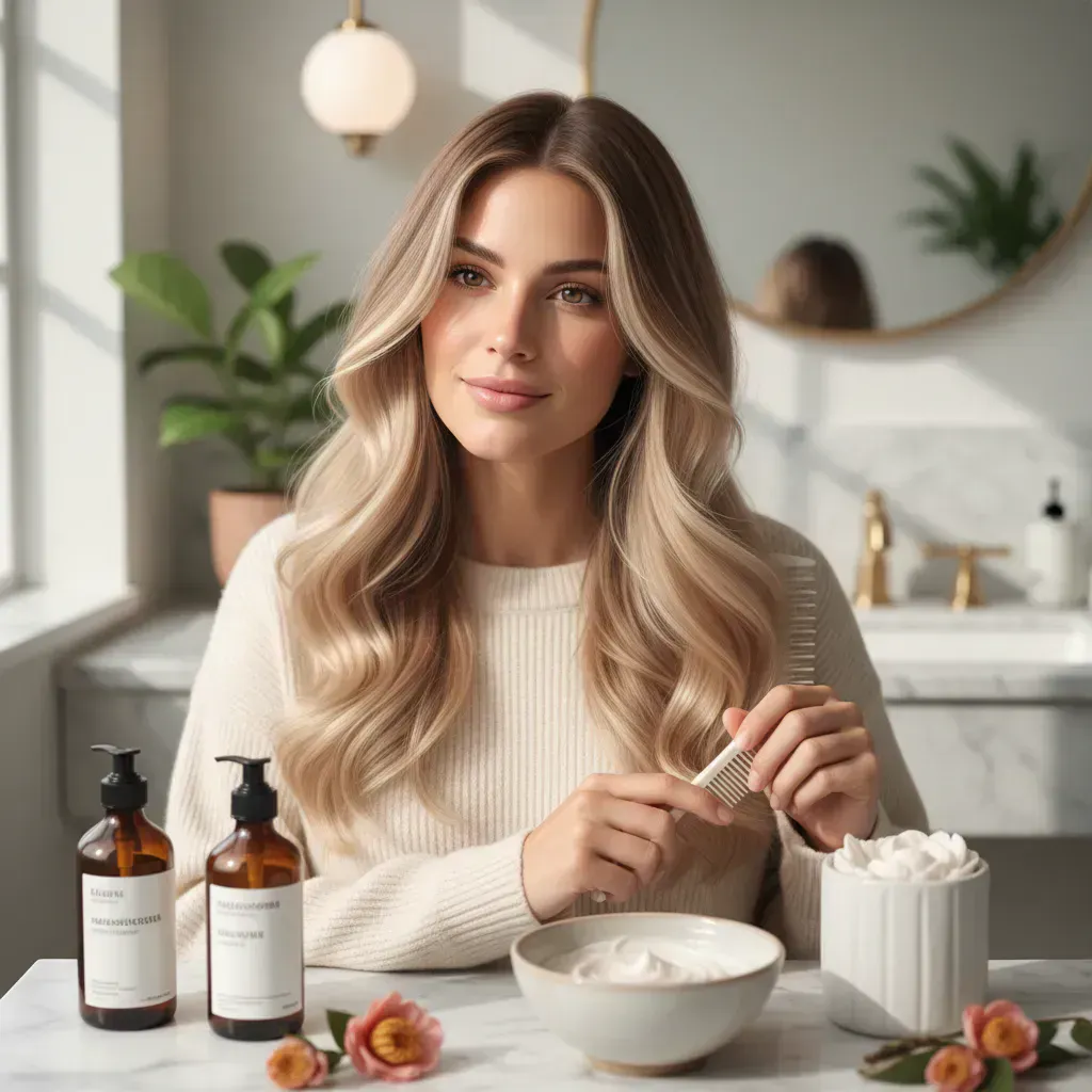 ミルクティーベージュを長持ちさせるケア方法のイメージ画像