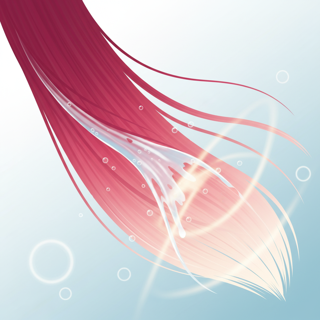 ヘアカラーがシャンプーや紫外線で色落ちするメカニズムのイラスト