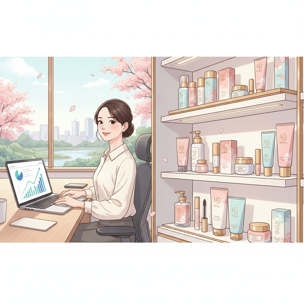 LCJ MALLの効率化されたバックオフィスと美容トレンド商品