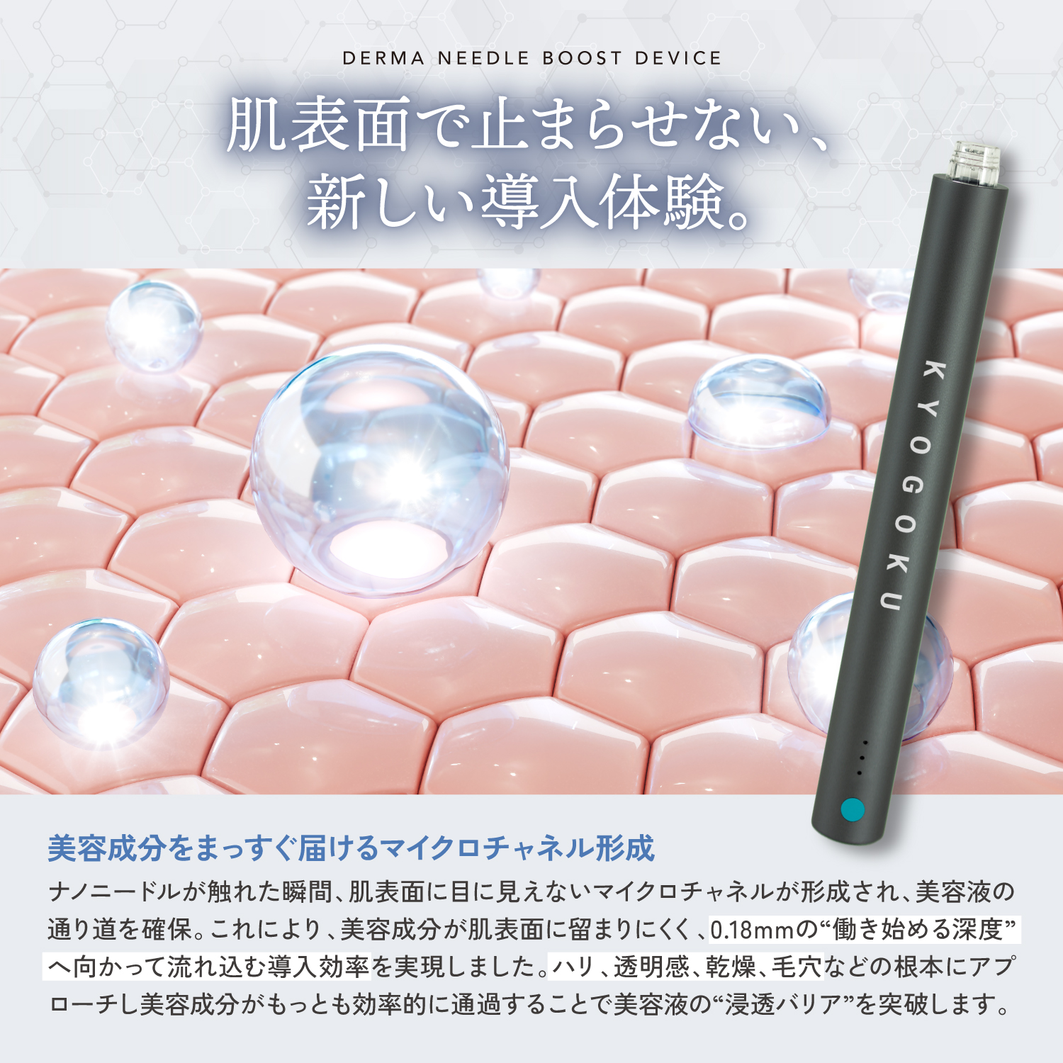 KYOGOKUダーマニードルブーストデバイス