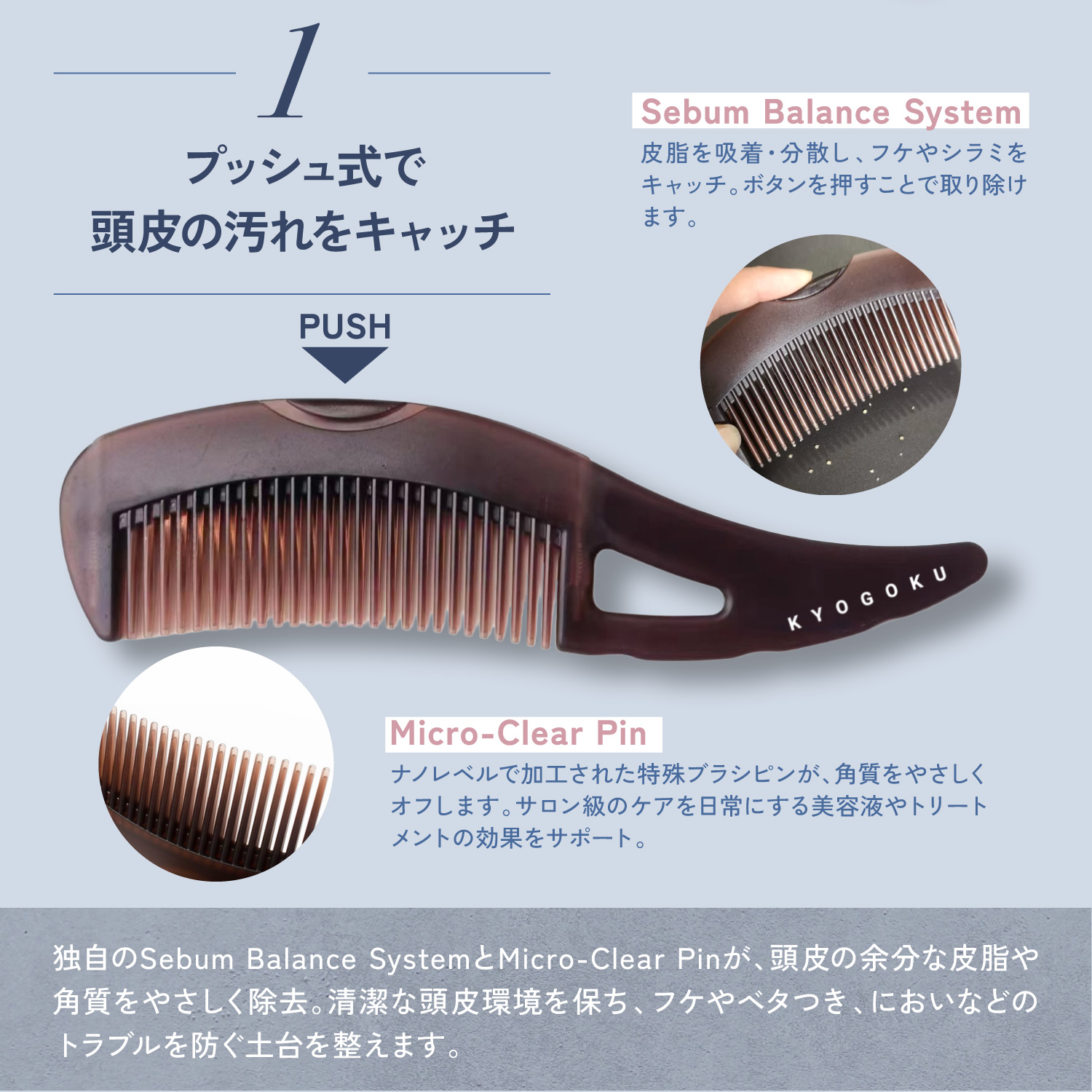 KYOGOKUダーマコントロールコーム