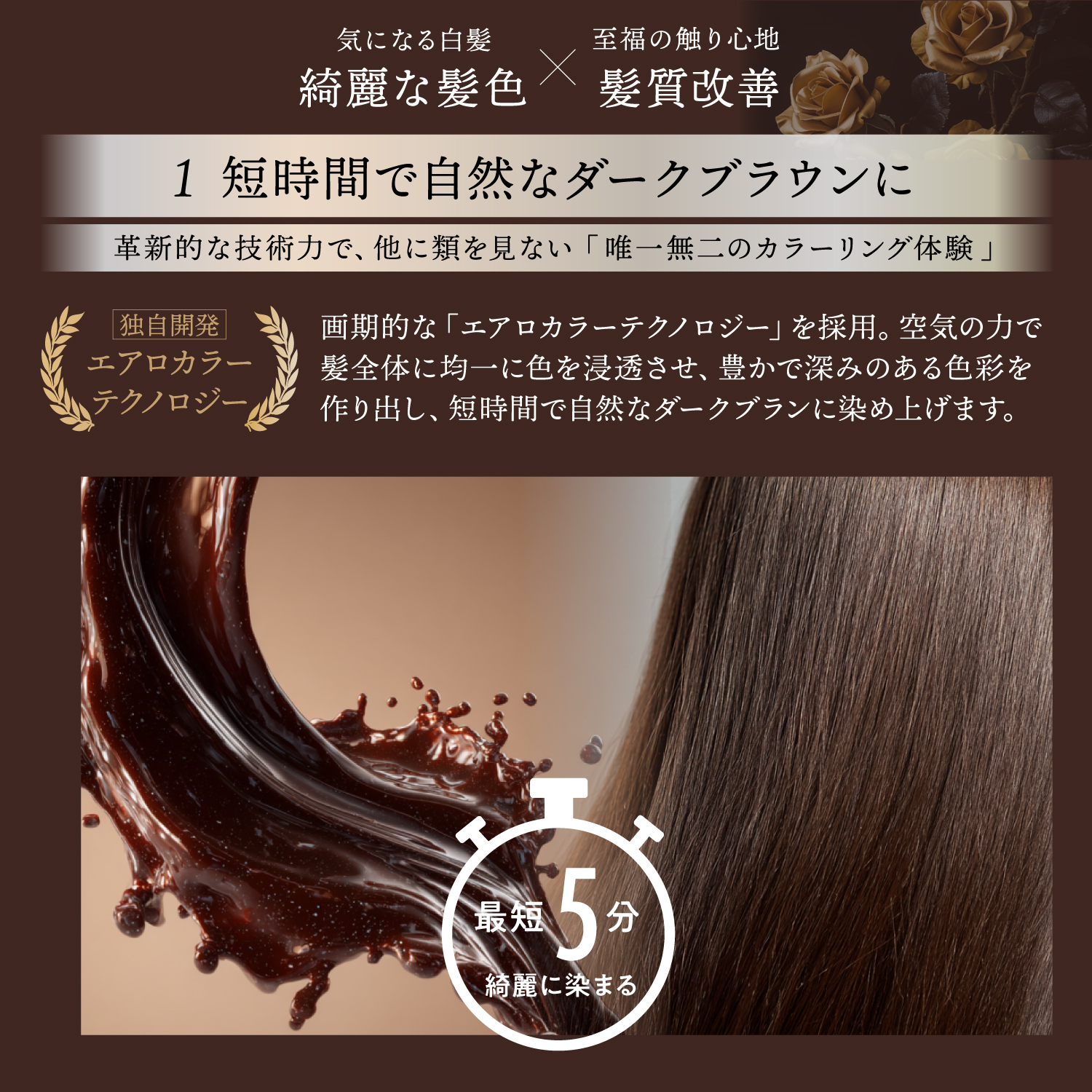 KYOGOKUミラクルカラーフォームブラウン