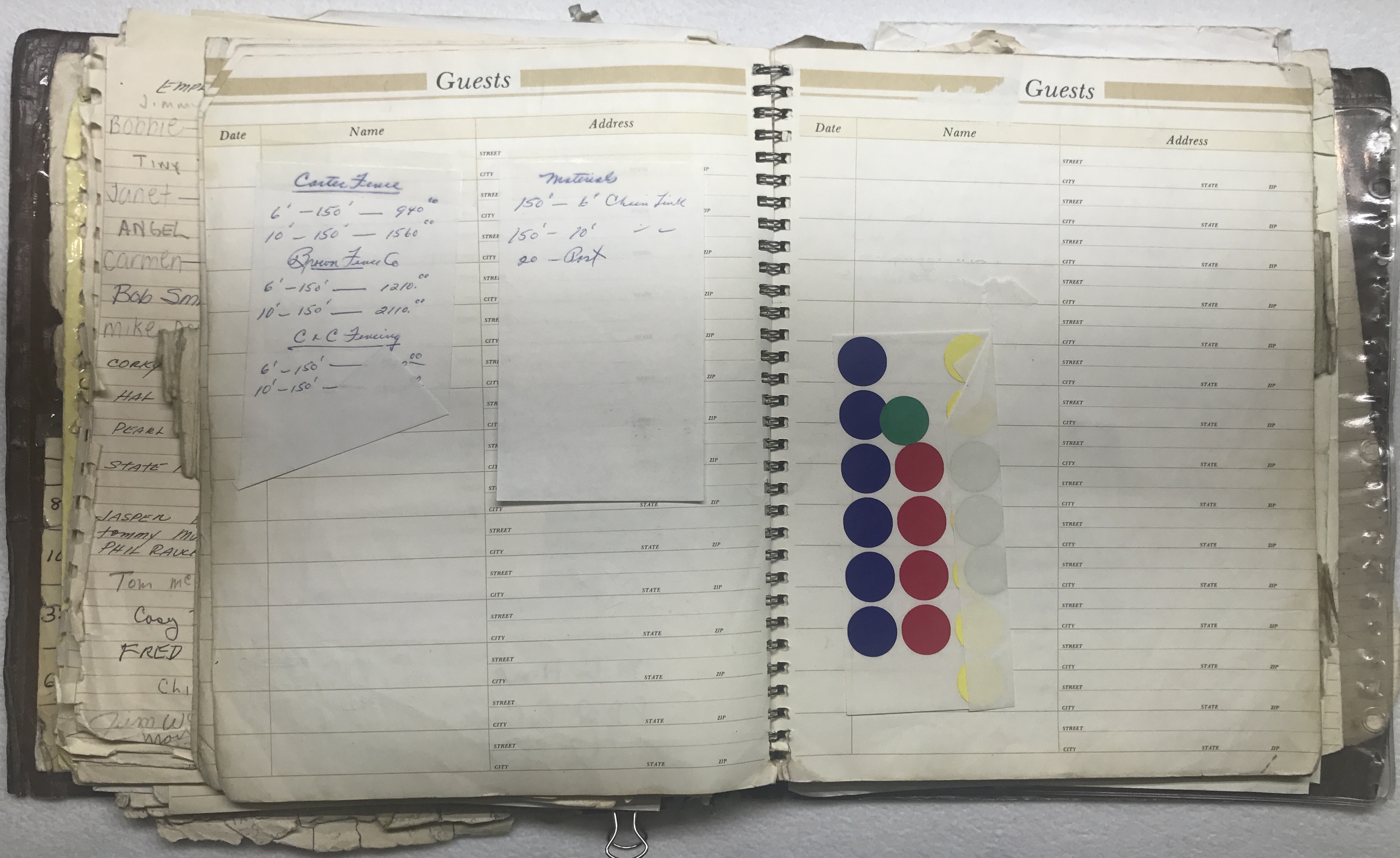 Datebook Back Pages 1981