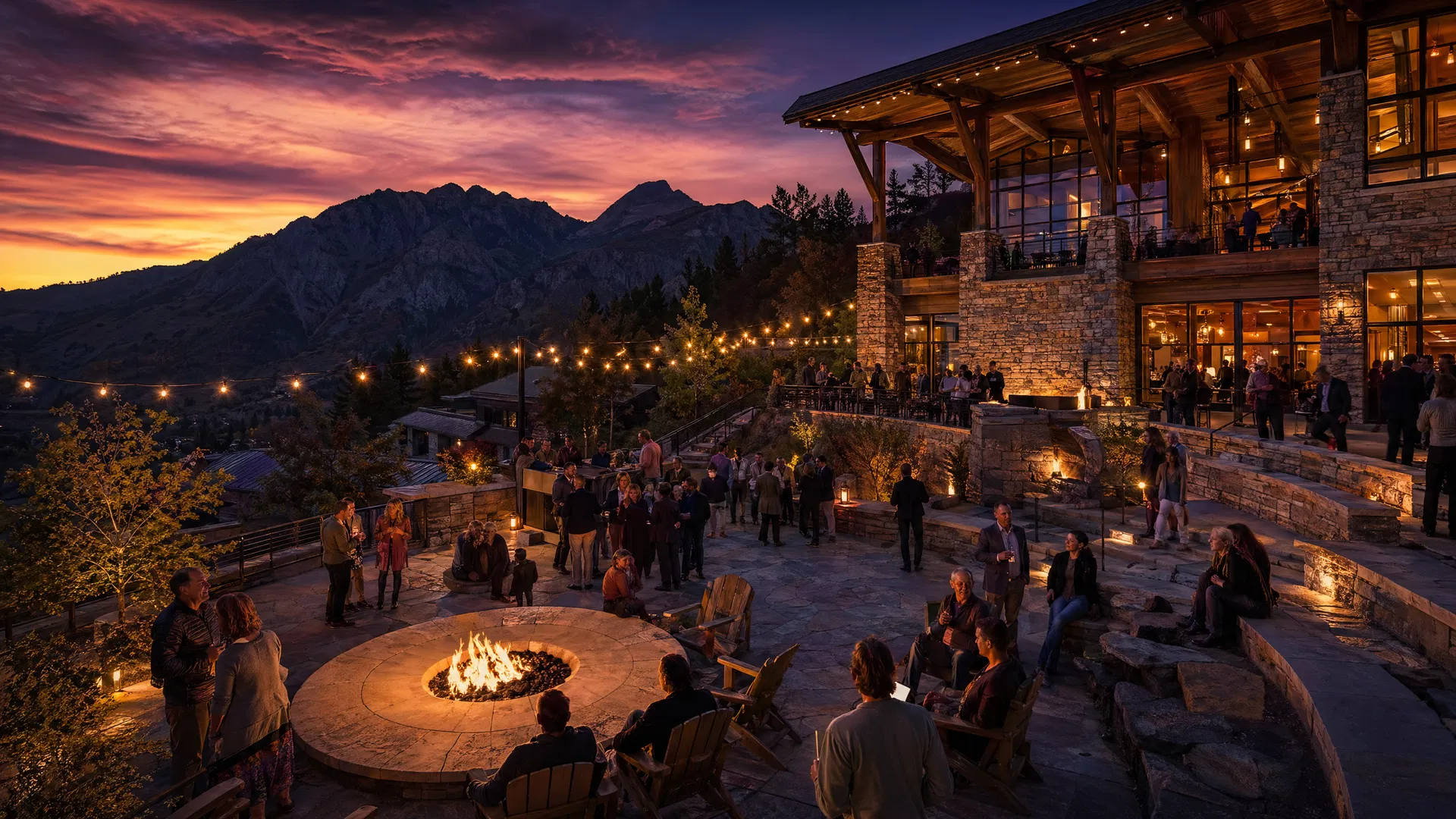 Community gathering at Vesper