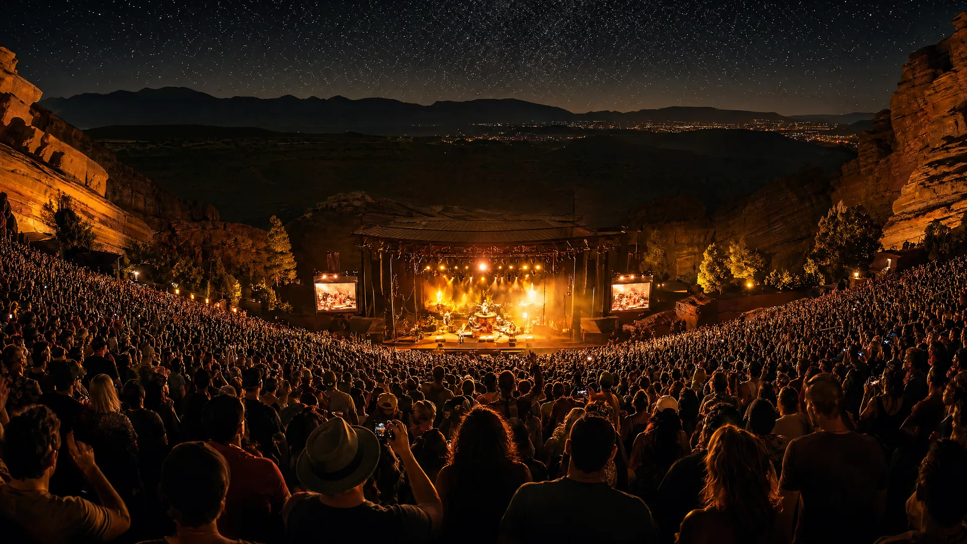 Live performance at Vesper Amphitheater