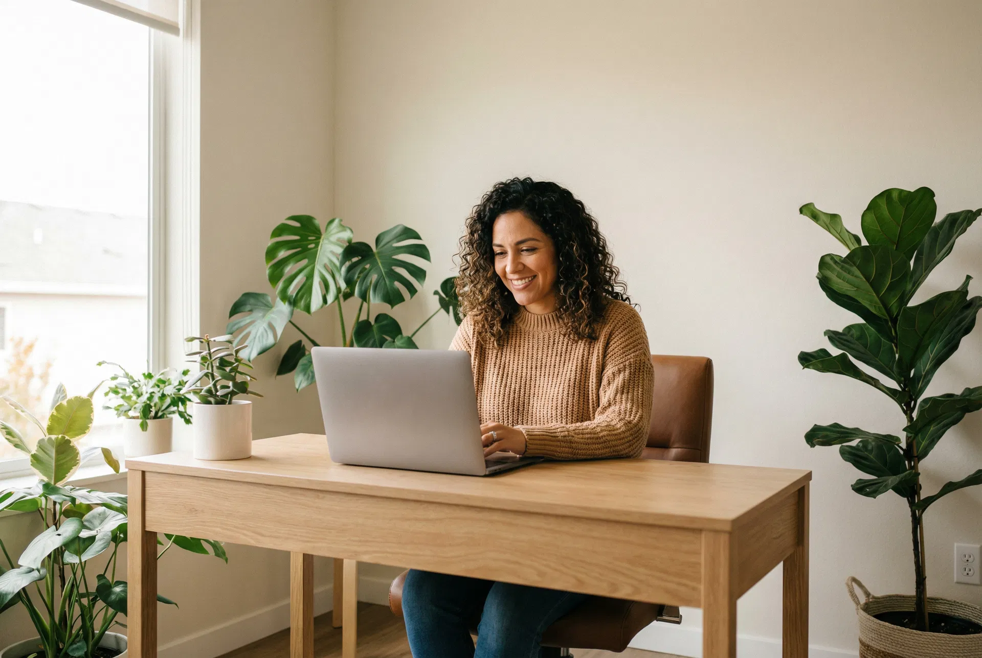 Madre emprendedora exitosa