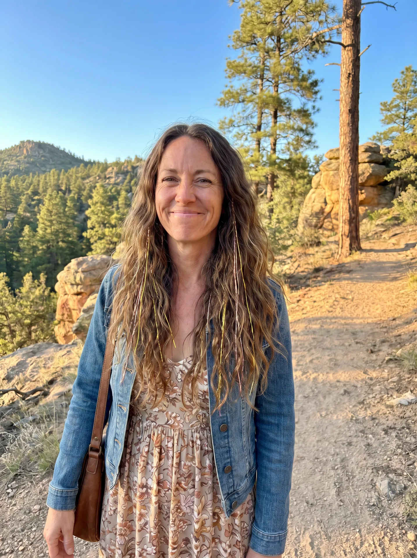 Sparkle hair tinsel Prescott Valley Arizona sunshine