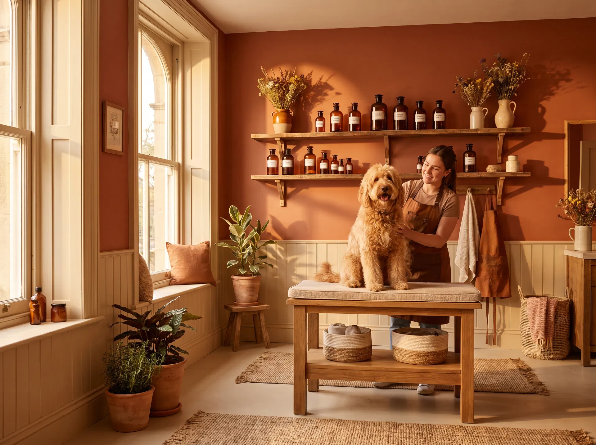 Posh Pups Pet Grooming boutique salon interior in Prescott, Arizona