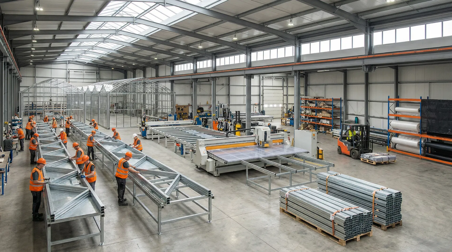 Greenhouse production line