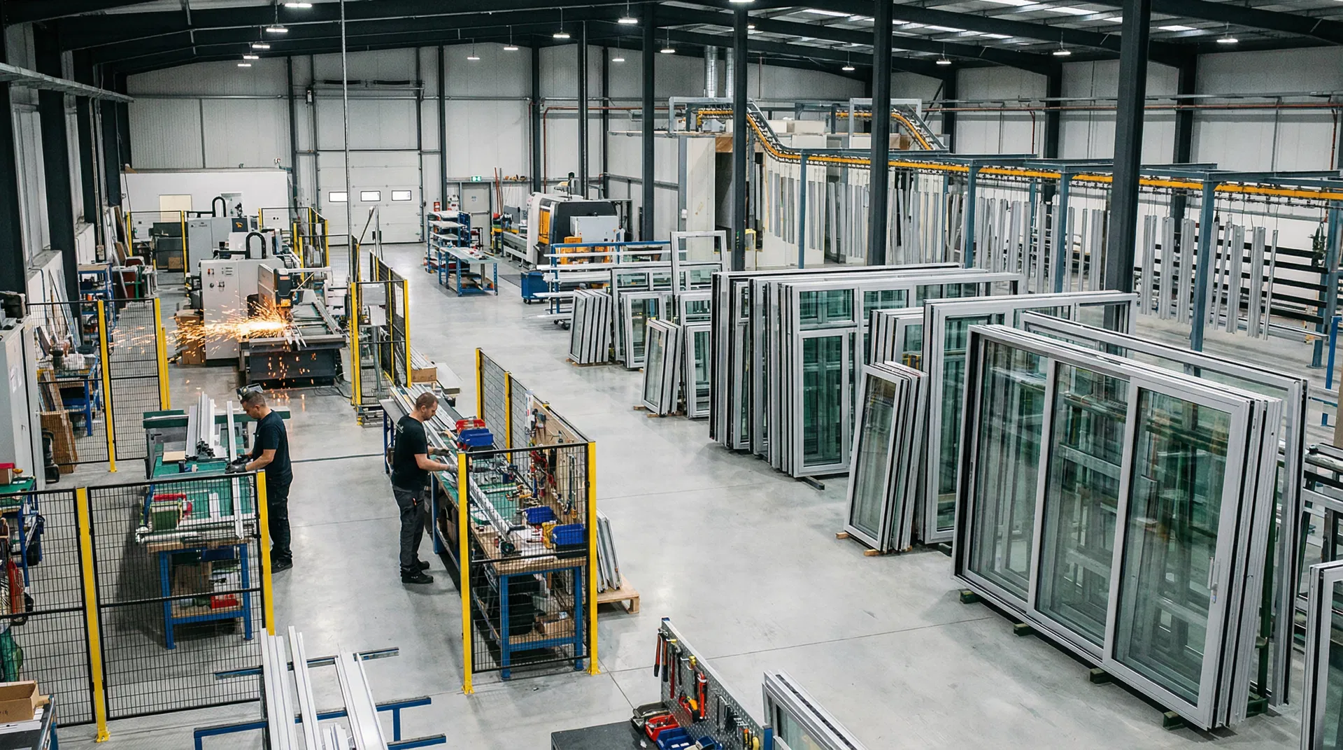 Aluminum Doors & Windows production line