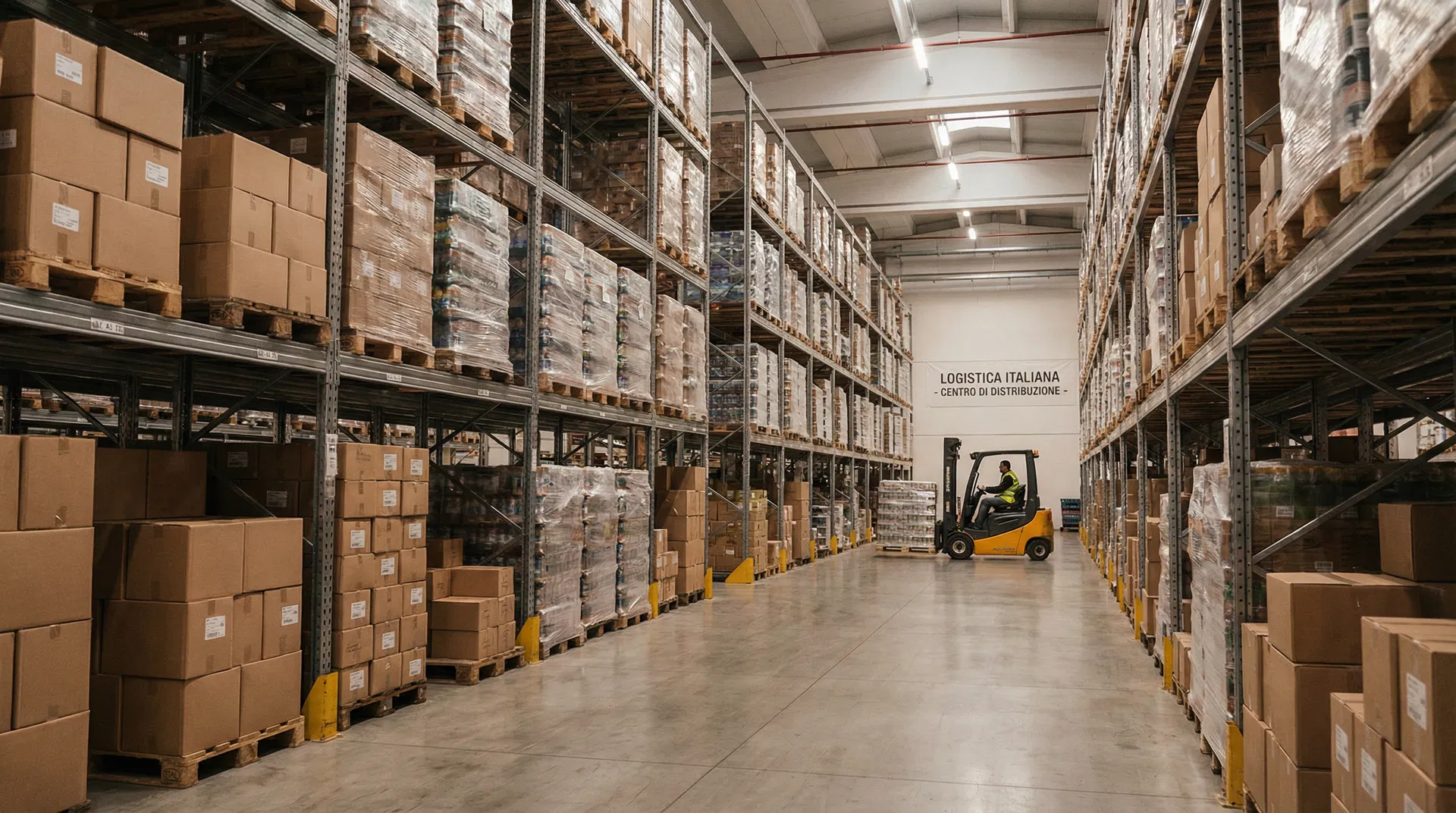 Distribution warehouse in Italy