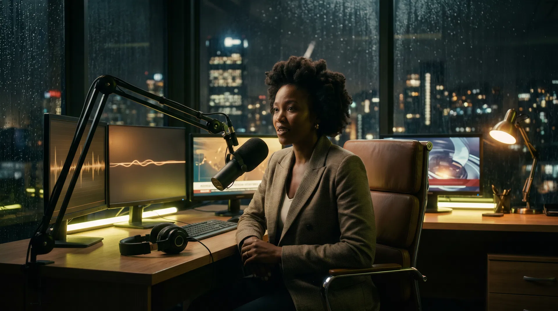 Truth Report Foundation cinematic newsroom