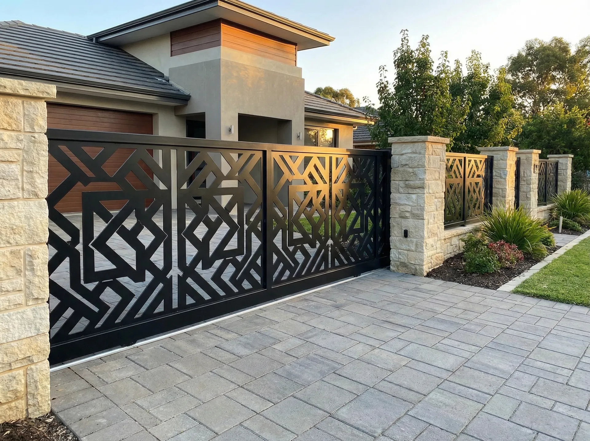 Einfahrtstor Sonderanfertigung – Metallbau Projekt