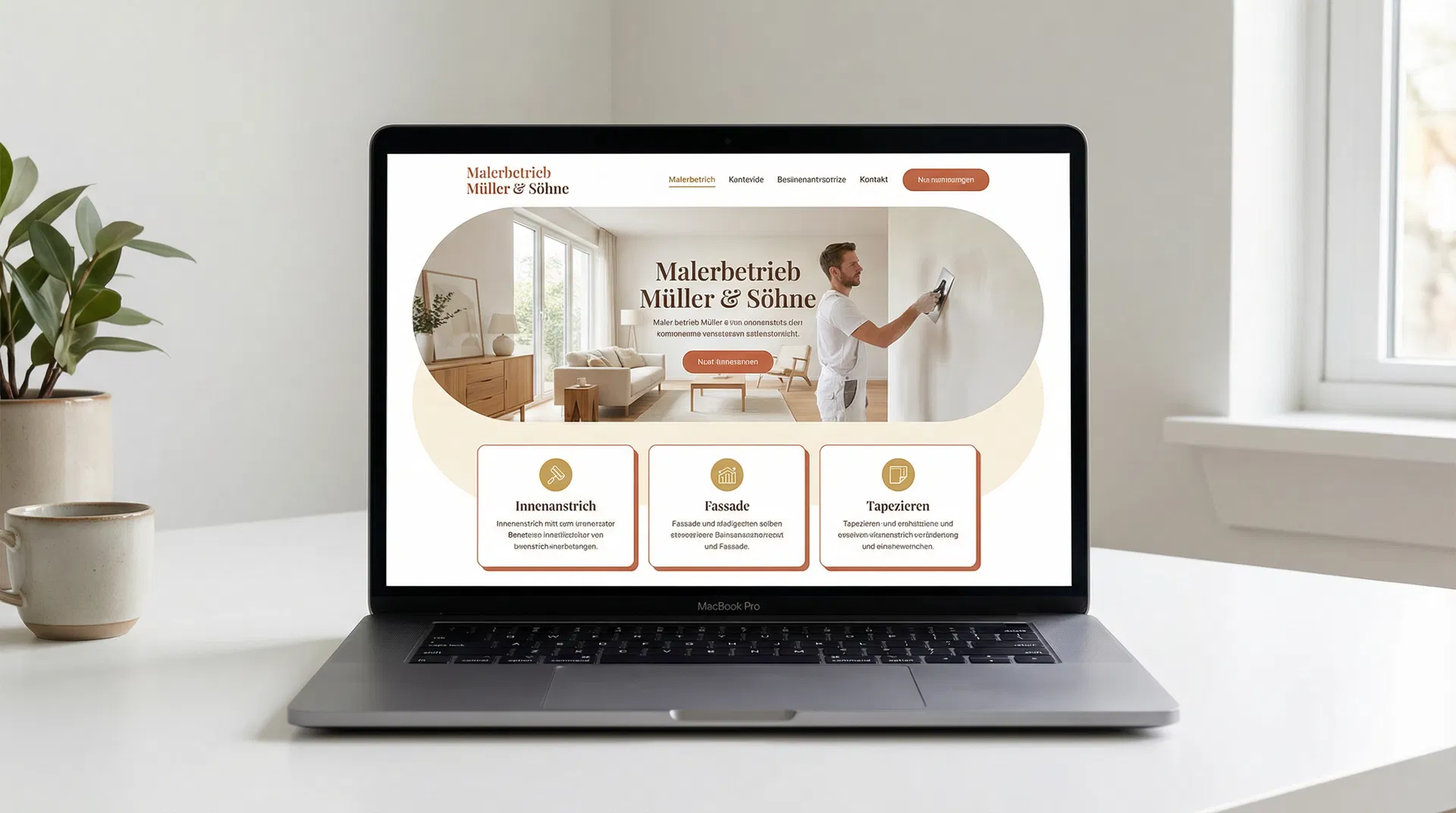 Maler Website Beispiel