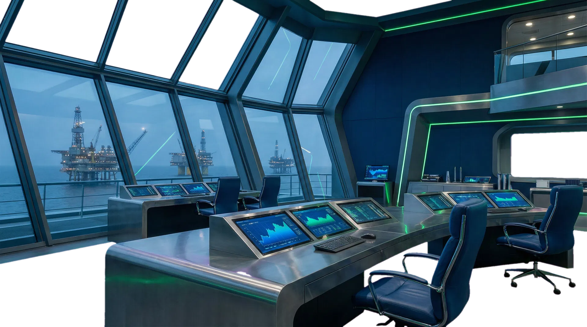 Ambiente tecnológico de controlo para operações offshore