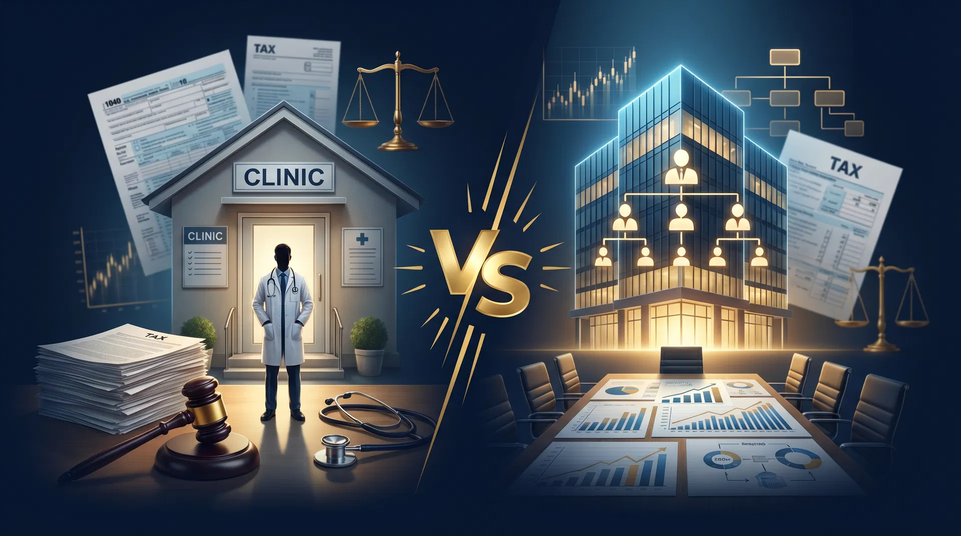 診所設公司 vs 個人執業：醫師必看的稅務與架構選擇