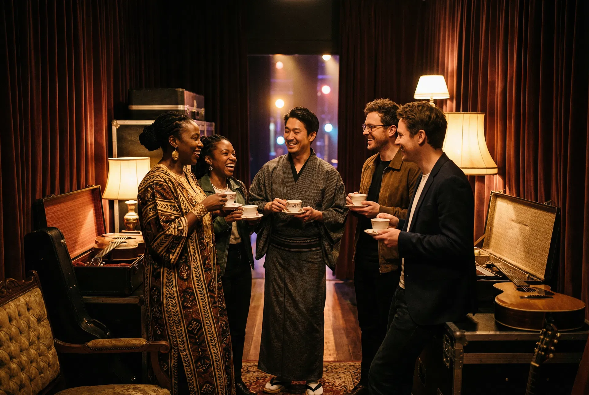 Live performance on stage