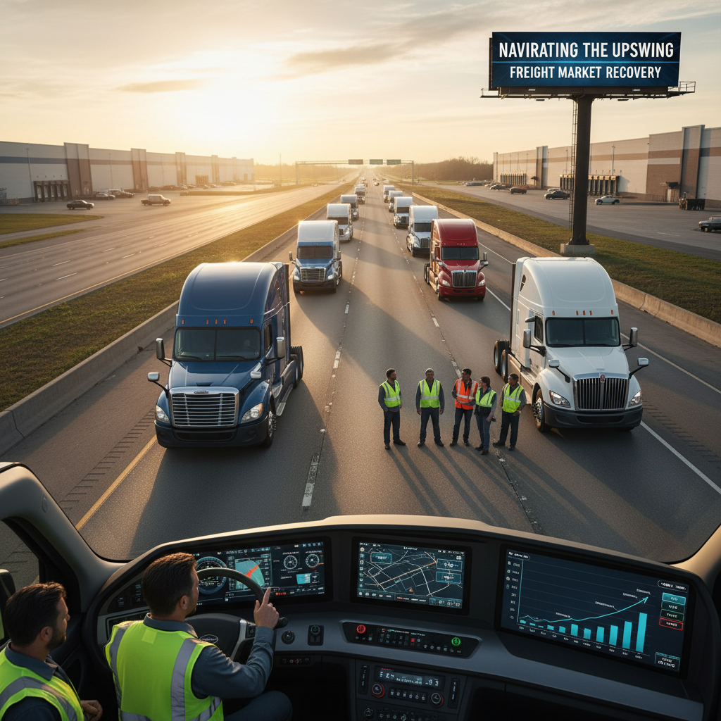 Navigating the Upswing: How Truck Drivers and Fleets Can Capitalize on the Freight Market Recovery