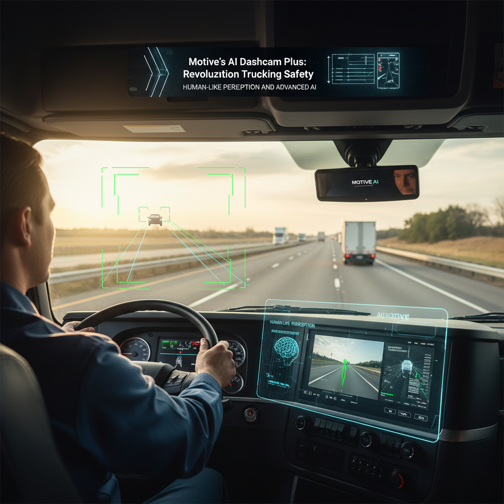 Motive's AI Dashcam Plus: Revolutionizing Trucking Safety with Human-Like Perception and Advanced AI