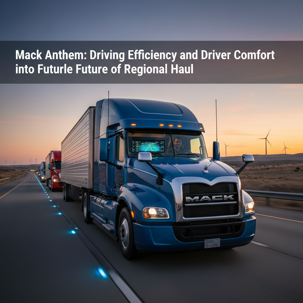 Mack Anthem: Driving Efficiency and Driver Comfort into the Future of Regional Haul