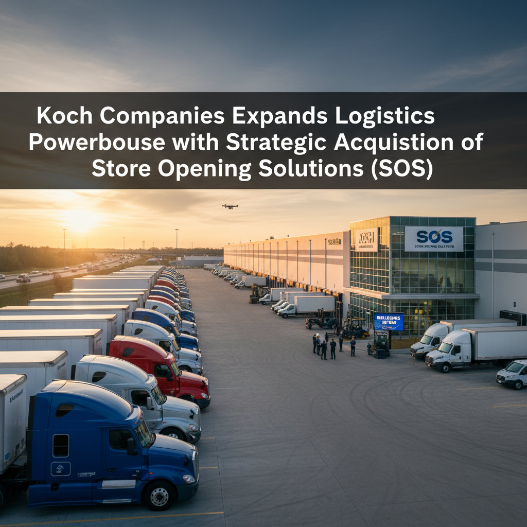 Koch Companies Expands Logistics Powerhouse with Strategic Acquisition of Store Opening Solutions (SOS)