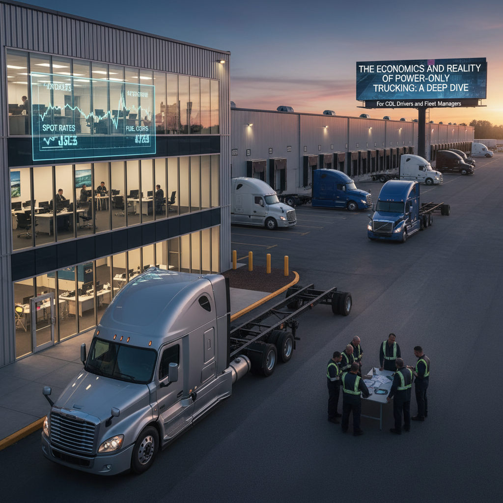 The Economics and Reality of Power-Only Trucking: A Deep Dive for CDL Drivers and Fleet Managers