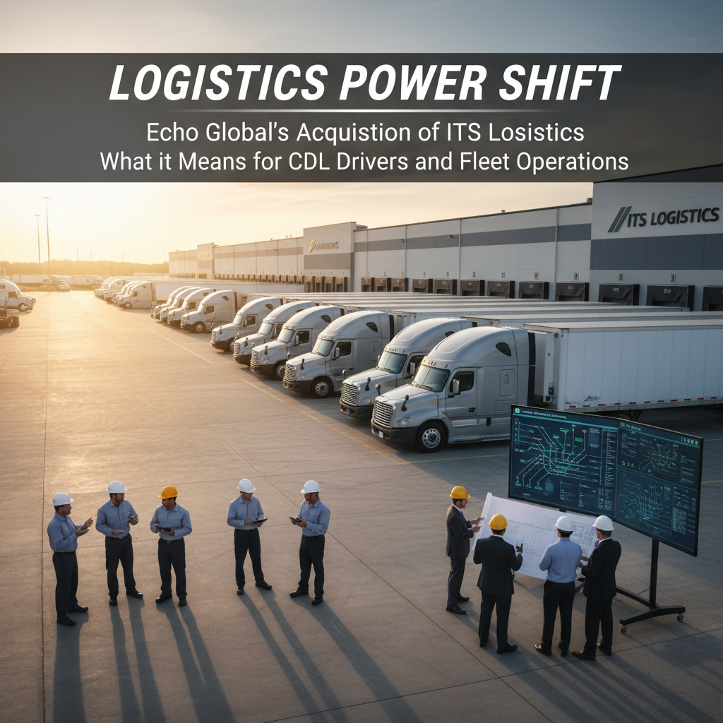 Logistics Power Shift: What Echo Global's Acquisition of ITS Logistics Means for CDL Drivers and Fleet Operations