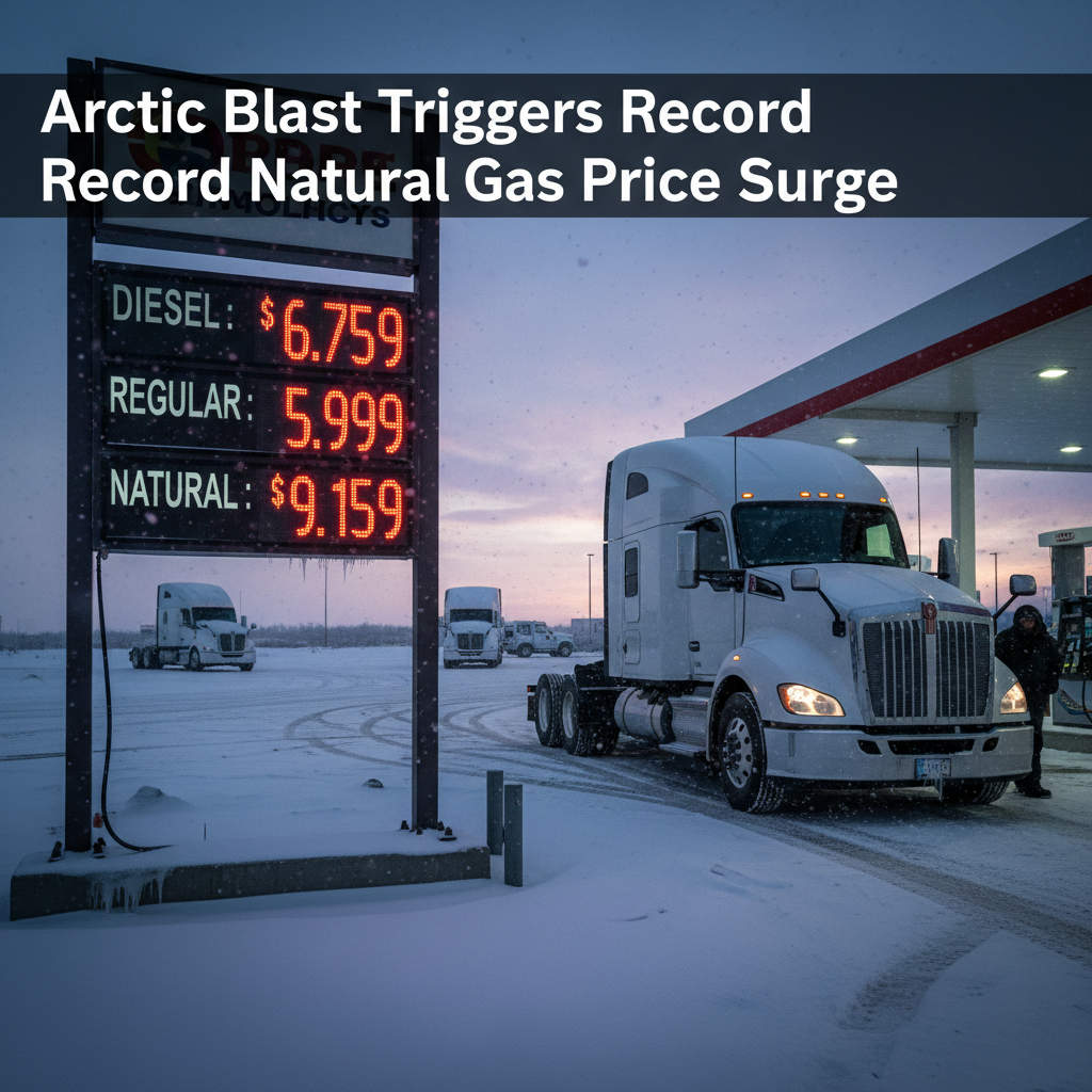 Arctic Blast Triggers Record Natural Gas Price Surge: What the Extreme Cold Means for Trucking Operations and Fuel Costs