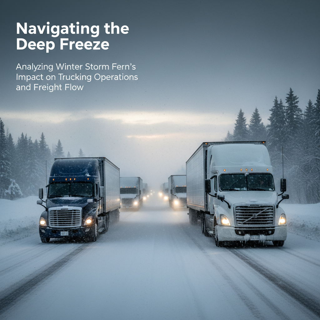 Navigating the Deep Freeze: Analyzing Winter Storm Fern’s Impact on Trucking Operations and Freight Flow