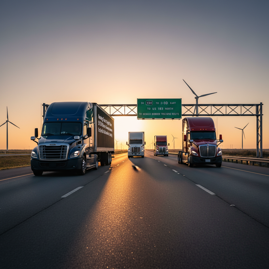Navigating Texas's Freight Future: SH 130 Offers a Congestion-Free Alternative to I-35 for Cross-Border Trucking