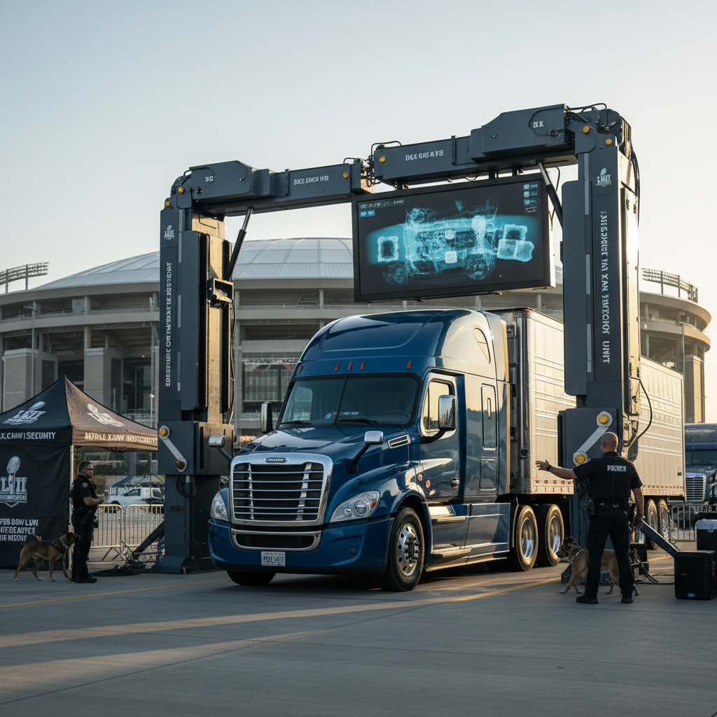 Super Bowl Security: How Mobile X-Ray Systems Scan Semi-Trucks for Contraband and Threats