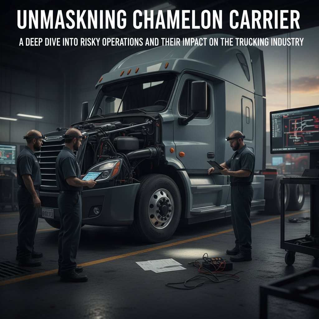 Unmasking the Chameleon Carrier: A Deep Dive into Risky Operations and Their Impact on the Trucking Industry