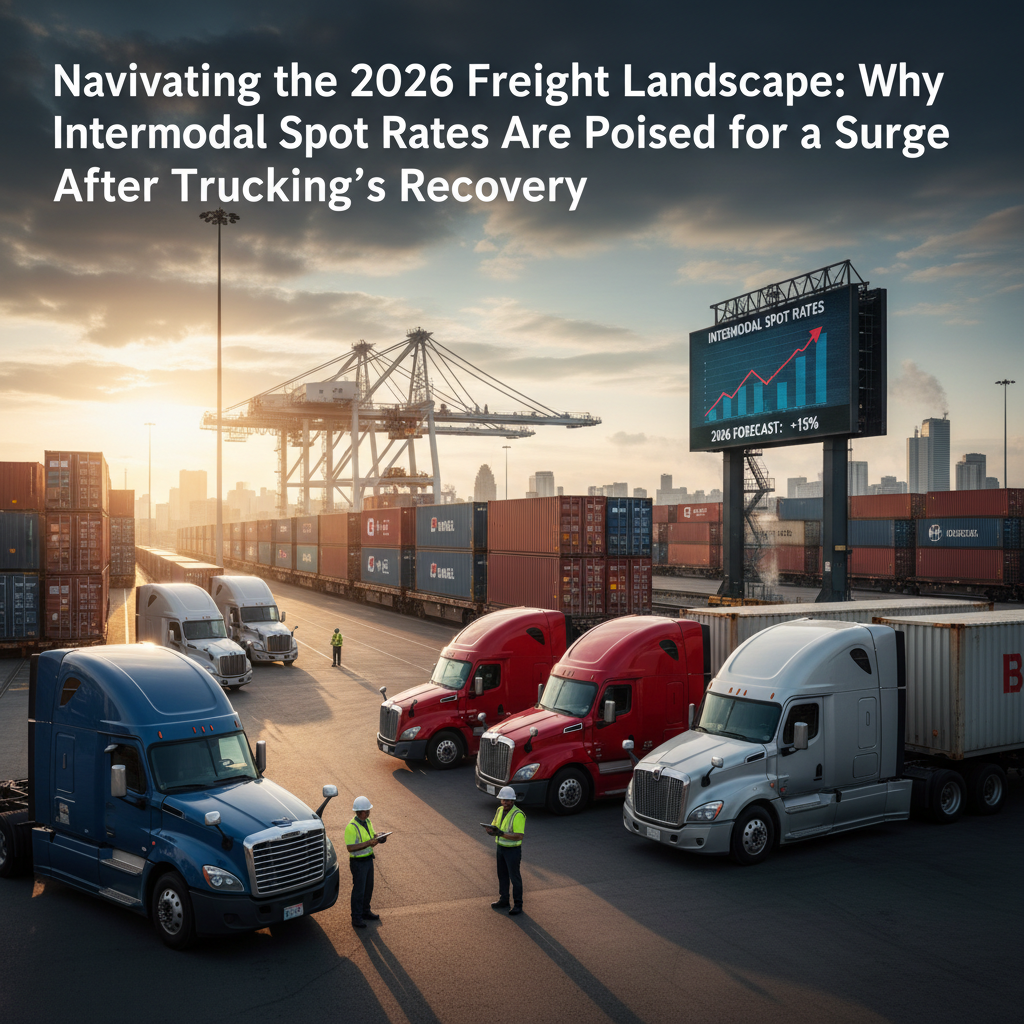 Navigating the 2026 Freight Landscape: Why Intermodal Spot Rates Are Poised for a Surge After Trucking's Recovery