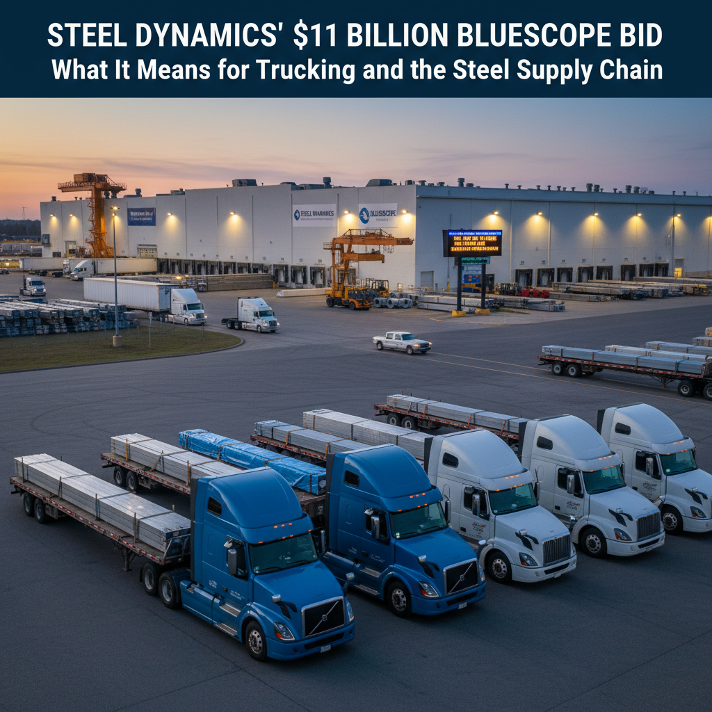 Steel Dynamics' $11 Billion BlueScope Bid: What It Means for Trucking and the Steel Supply Chain