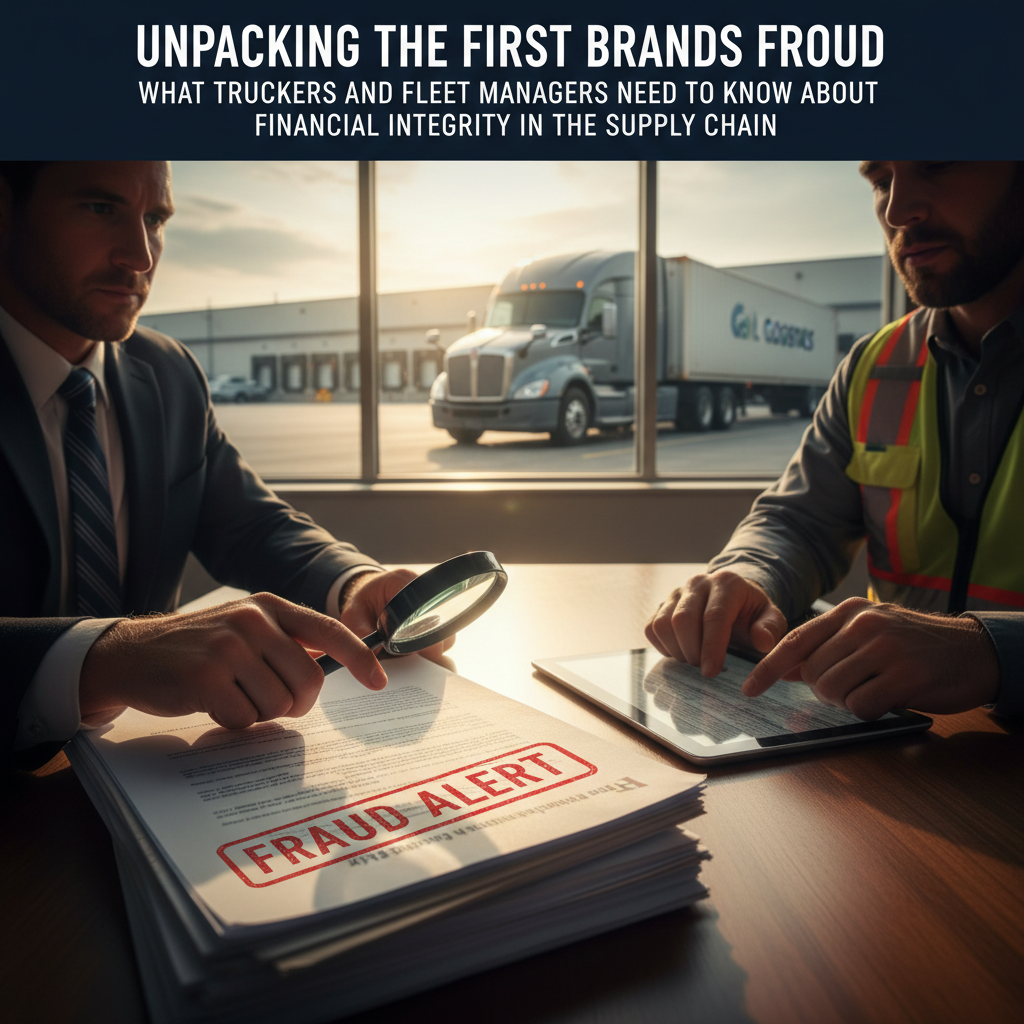 Unpacking the First Brands Fraud: What Truckers and Fleet Managers Need to Know About Financial Integrity in the Supply Chain
