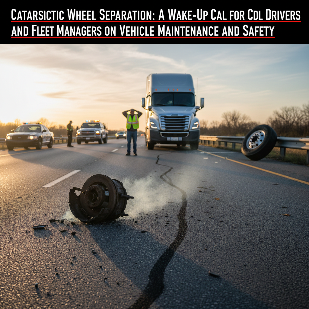 Catastrophic Wheel Separation: A Wake-Up Call for CDL Drivers and Fleet Managers on Vehicle Maintenance and Safety