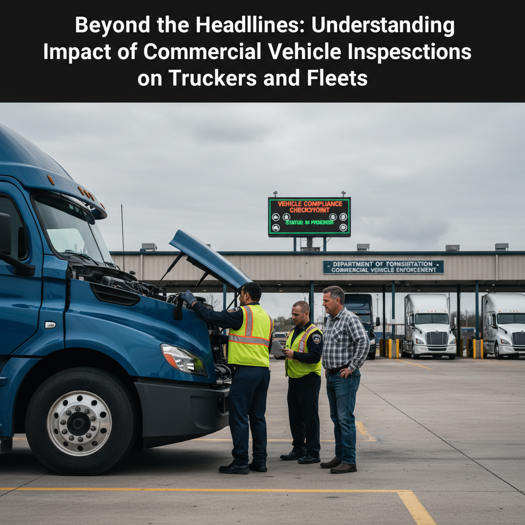 Beyond the Headlines: Understanding the Impact of Commercial Vehicle Inspections on Truckers and Fleets