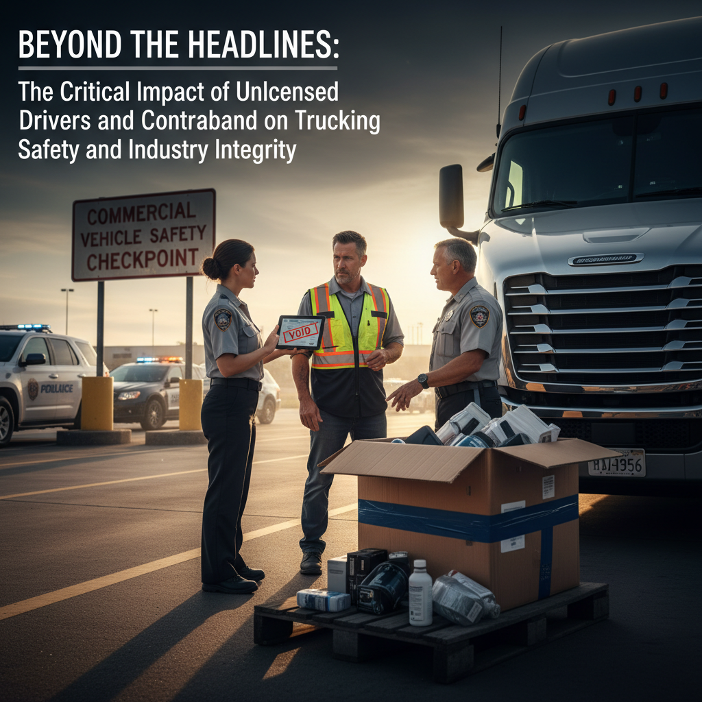 Beyond the Headlines: The Critical Impact of Unlicensed Drivers and Contraband on Trucking Safety and Industry Integrity