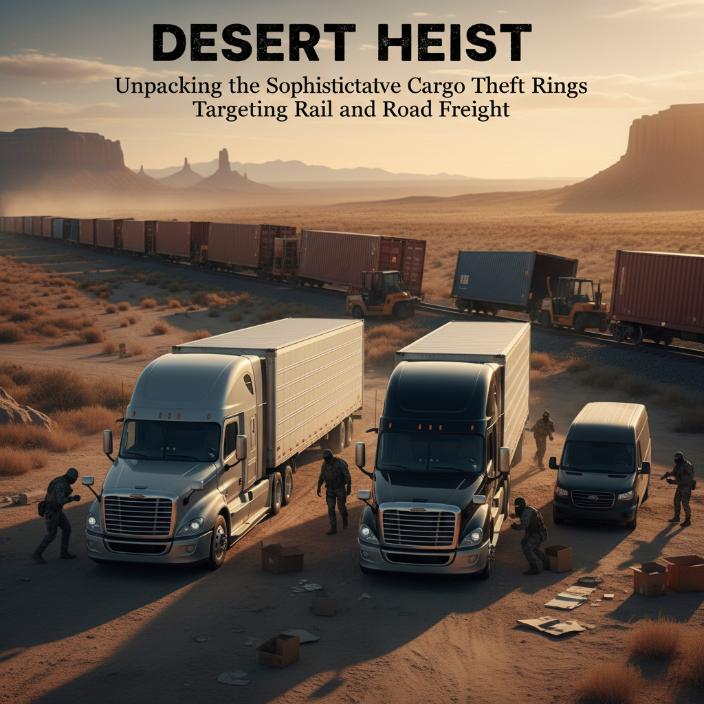 Desert Heist: Unpacking the Sophisticated Cargo Theft Rings Targeting Rail and Road Freight