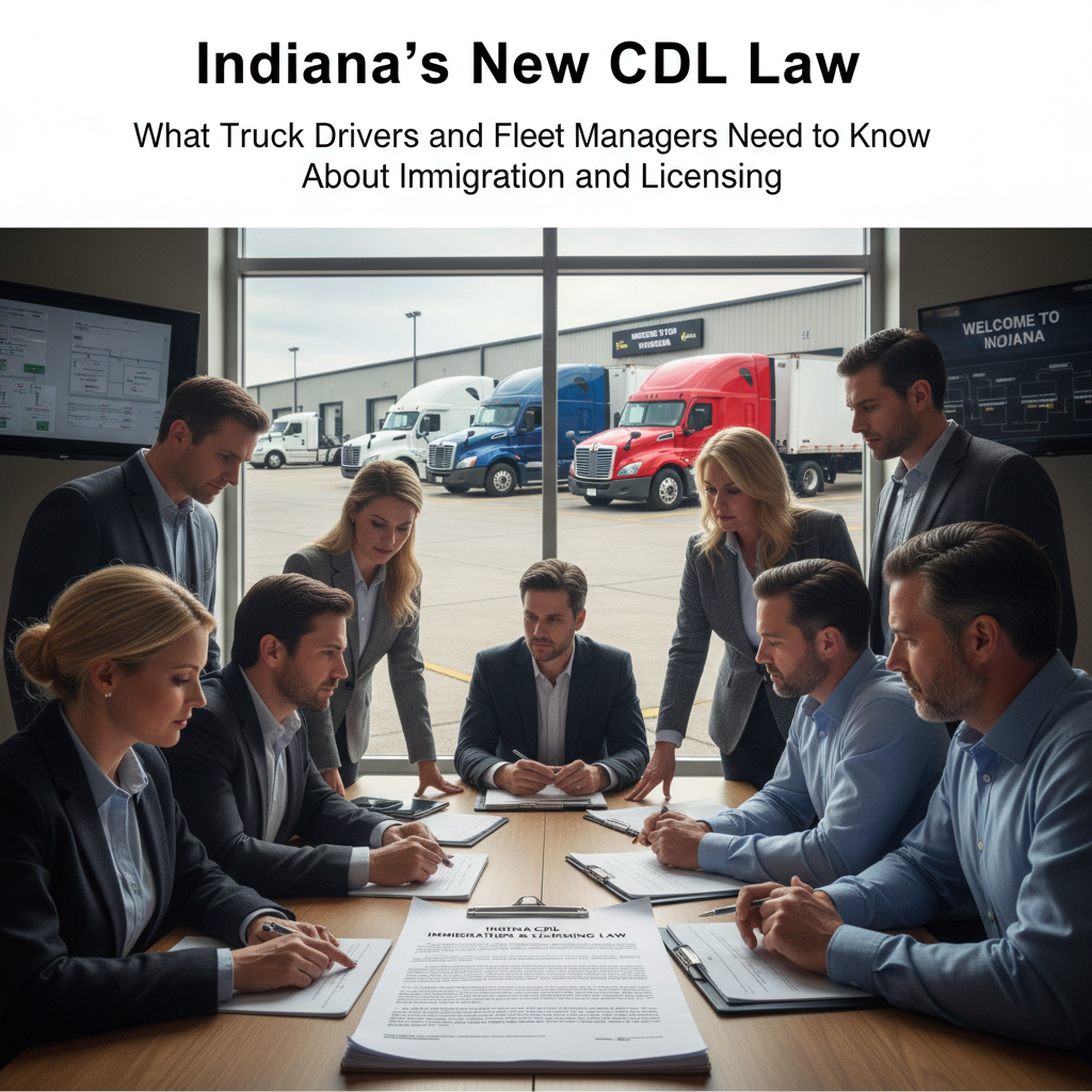 Indiana's New CDL Law: What Truck Drivers and Fleet Managers Need to Know About Immigration and Licensing