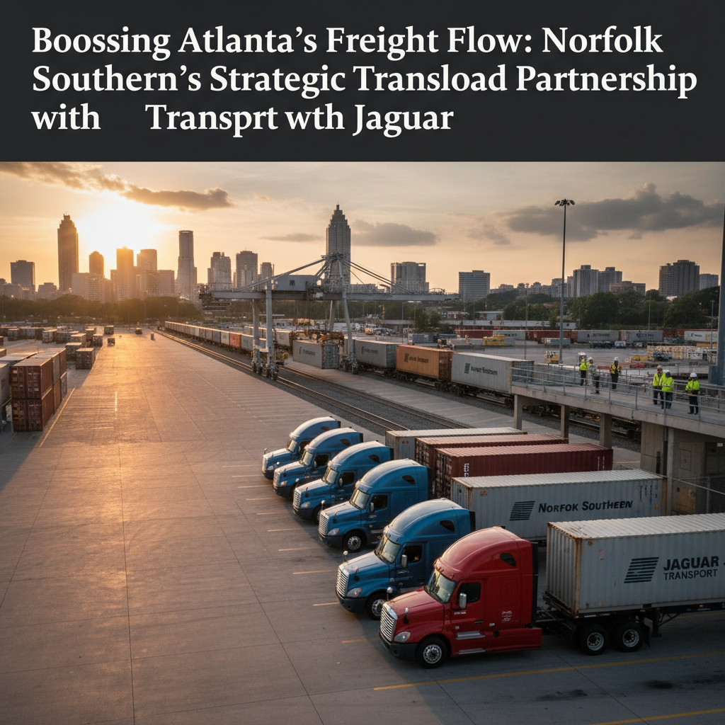 Boosting Atlanta's Freight Flow: Norfolk Southern's Strategic Transload Partnership with Jaguar Transport