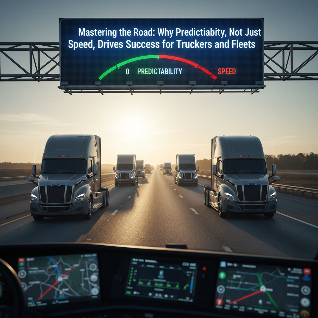 Mastering the Road: Why Predictability, Not Just Speed, Drives Success for Truckers and Fleets
