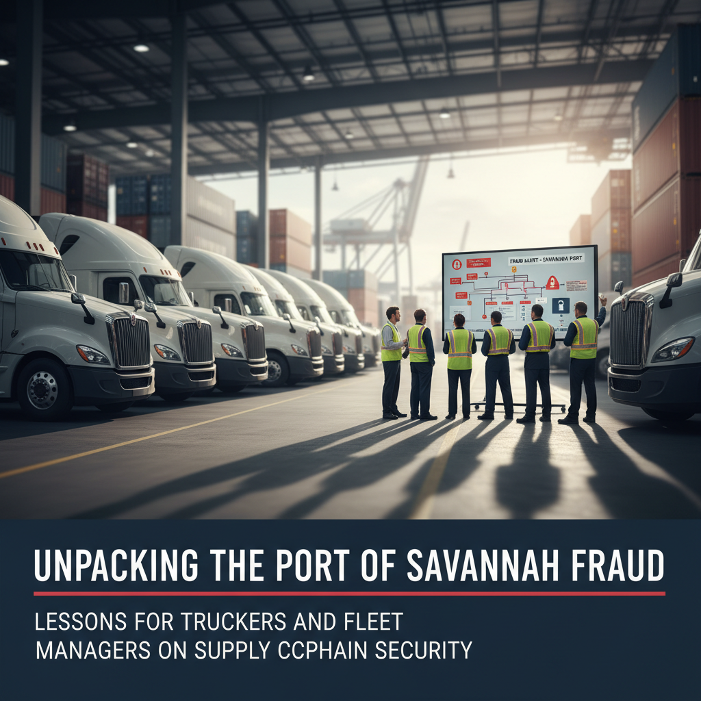 Unpacking the Port of Savannah Fraud: Lessons for Truckers and Fleet Managers on Supply Chain Security