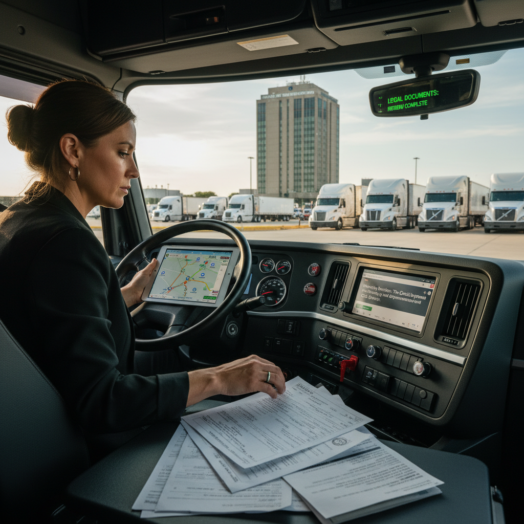 Navigating Borders: The Critical Importance of Route Planning and Legal Preparedness for CDL Drivers