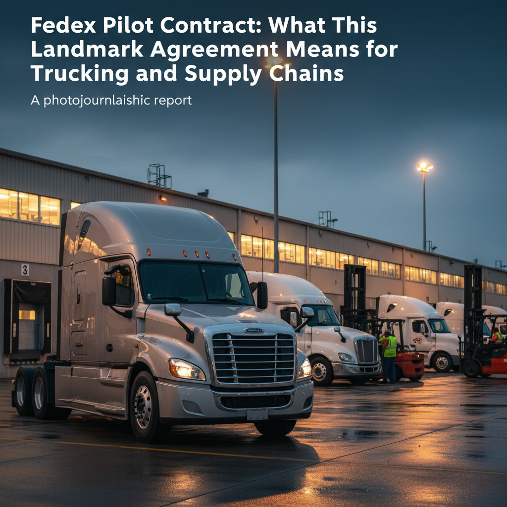 FedEx Pilot Contract: What This Landmark Agreement Means for Trucking and Supply Chains
